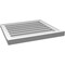 Ekena Millwork Vertical Surface Mount PVC Gable Vent: Functional, w/ 2"W x 2"P Brickmould Sill Frame, 24"W x 22"H GVPVE24X2203SF - alternate 5